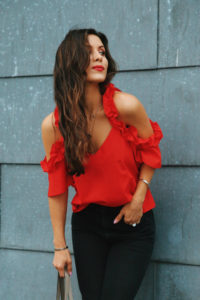 Topshop Top Off the shoulder