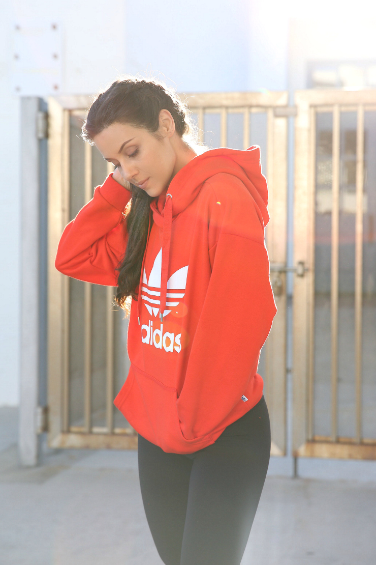 Adidas Red Sweatshirt