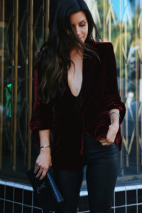 Velvet blazer