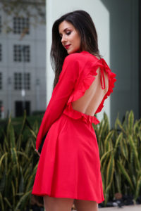 NASTYGAL red holiday dress