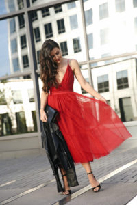 affordable holiday style express red dress