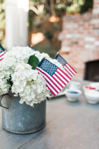 fourth of july center piece