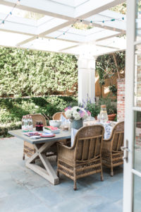 outdoor bbq entertaining