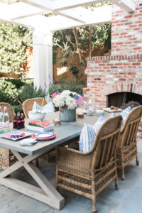 fourth of july tablescape