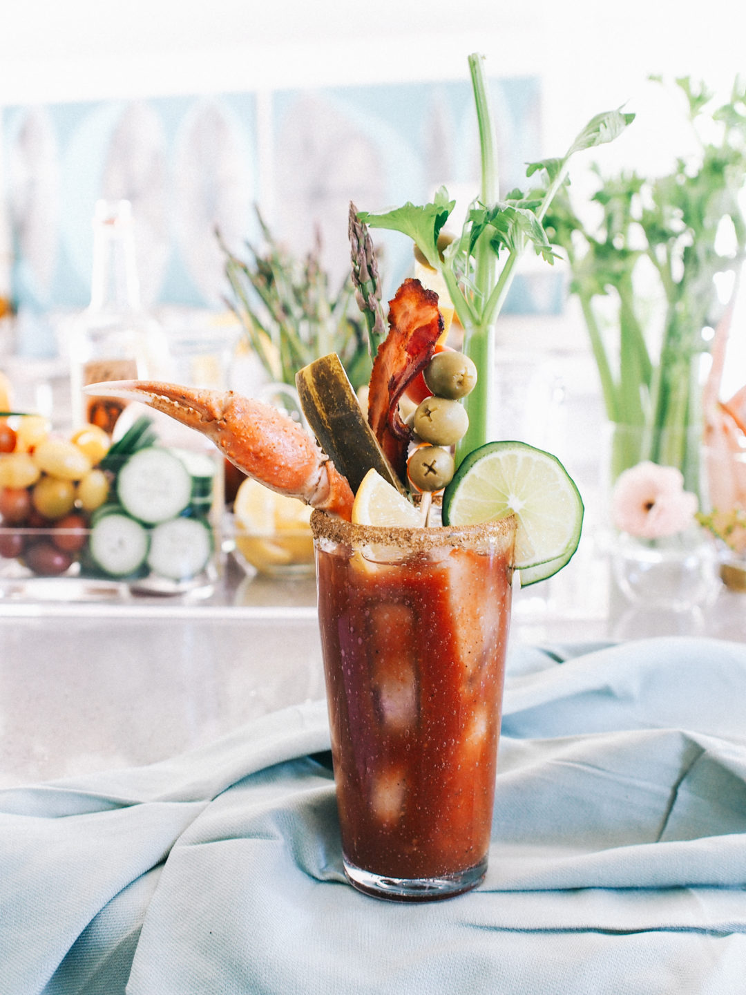 Sunday Entertaining How to Create an Epic Bloody Mary Bar Andee Layne