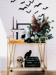 Halloween Bar Cart