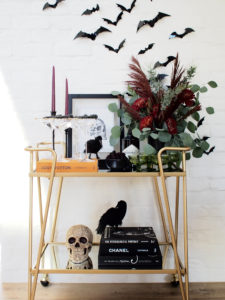 bar cart styling
