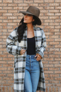 plaid coats