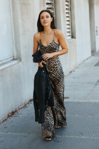 leopard print ganni