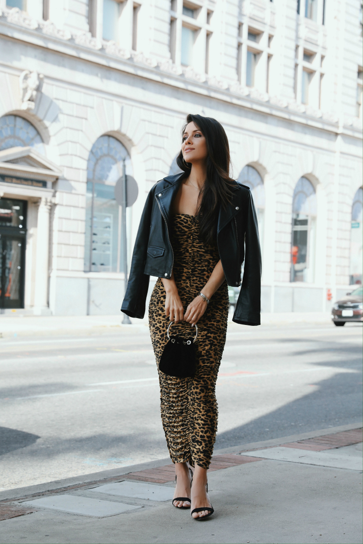normal kamali leopard print dress