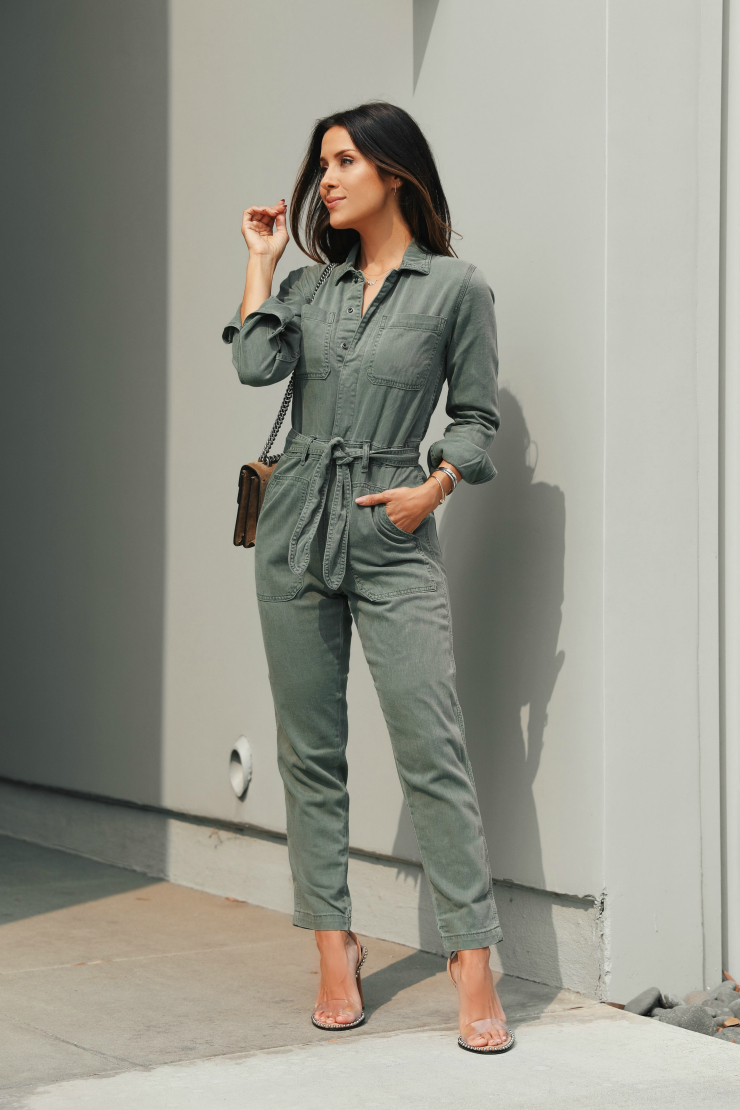 The Utility Jumpsuit You Need For Fall - Andee Layne