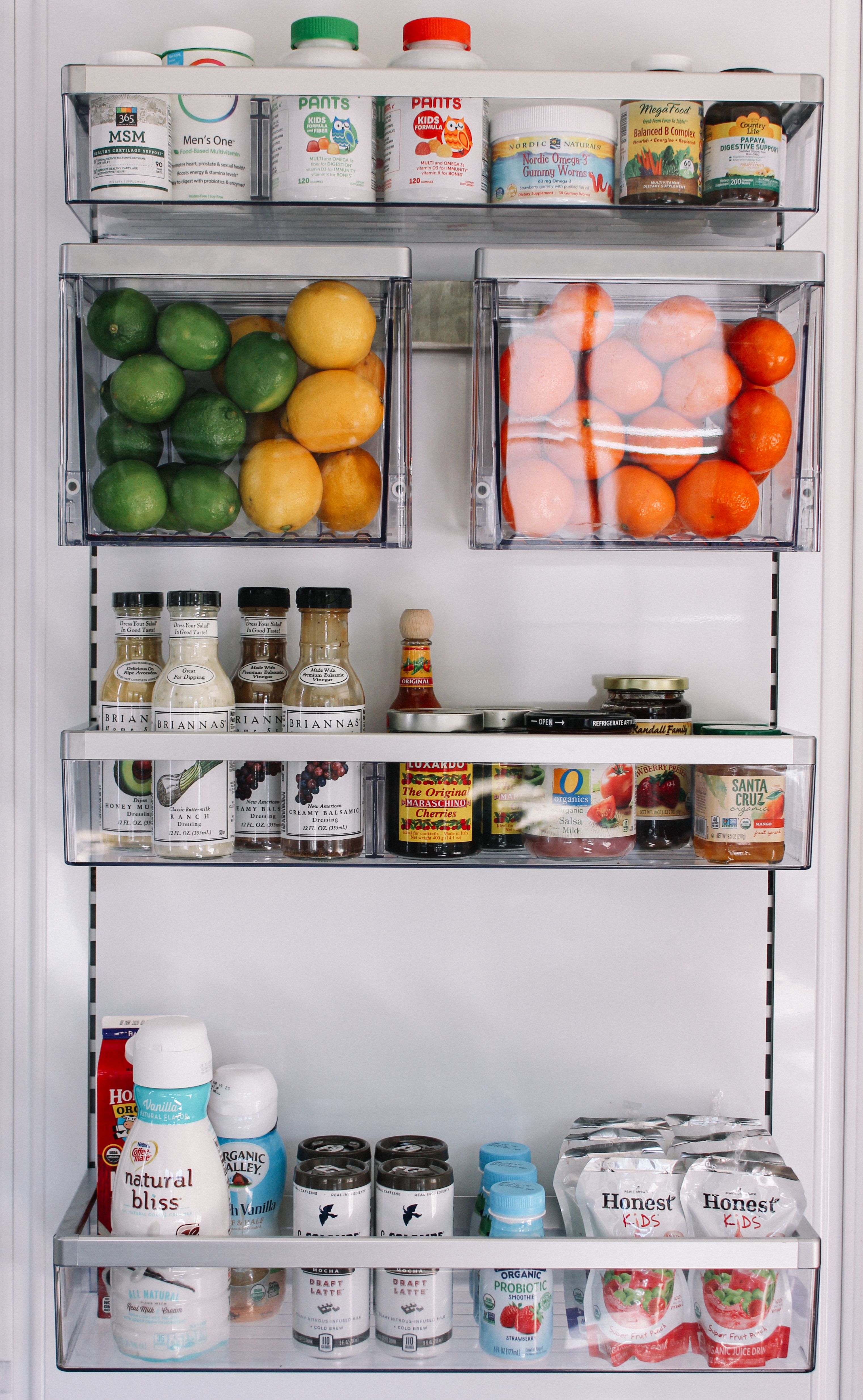 Honeybee Home // How We Organize Our Fridge - Andee Layne  Small fridge  organization, Fridge organization, Kitchen organization pantry