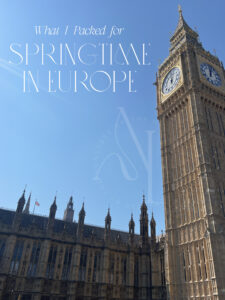 what to pack for spring in europe